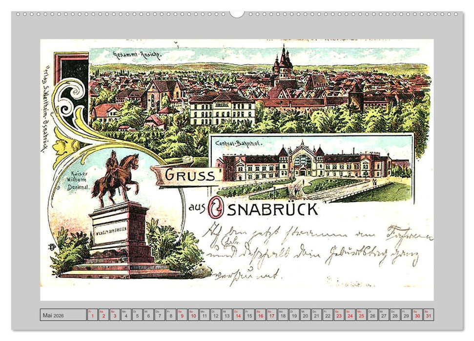 Gruß aus Osnabrück (CALVENDO Premium Wandkalender 2026)