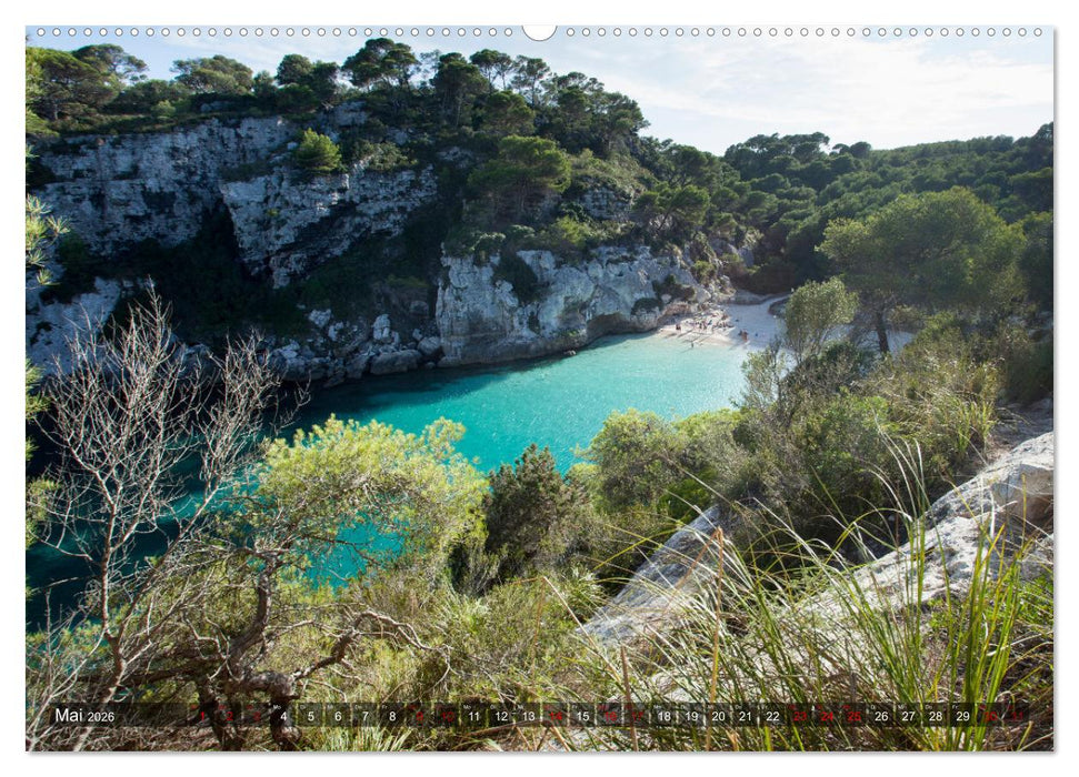 Menorca - Perle im MIttelmeere (CALVENDO Wandkalender 2026)