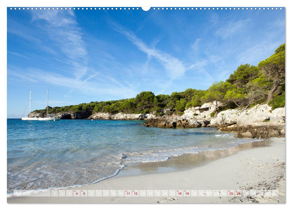 Menorca - Perle im MIttelmeer (CALVENDO Premium Wandkalender 2026)