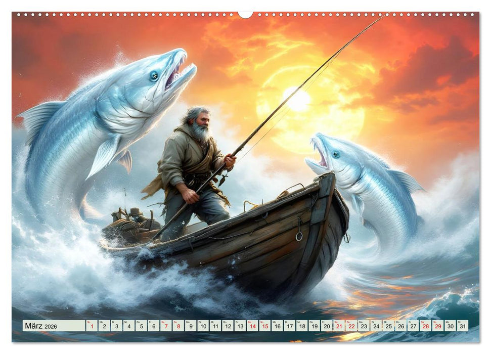 Die unbezwingbaren Fische (CALVENDO Premium Wandkalender 2026)