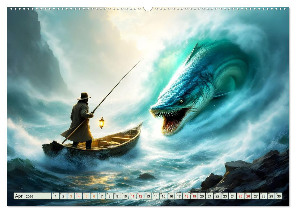 Die unbezwingbaren Fische (CALVENDO Premium Wandkalender 2026)