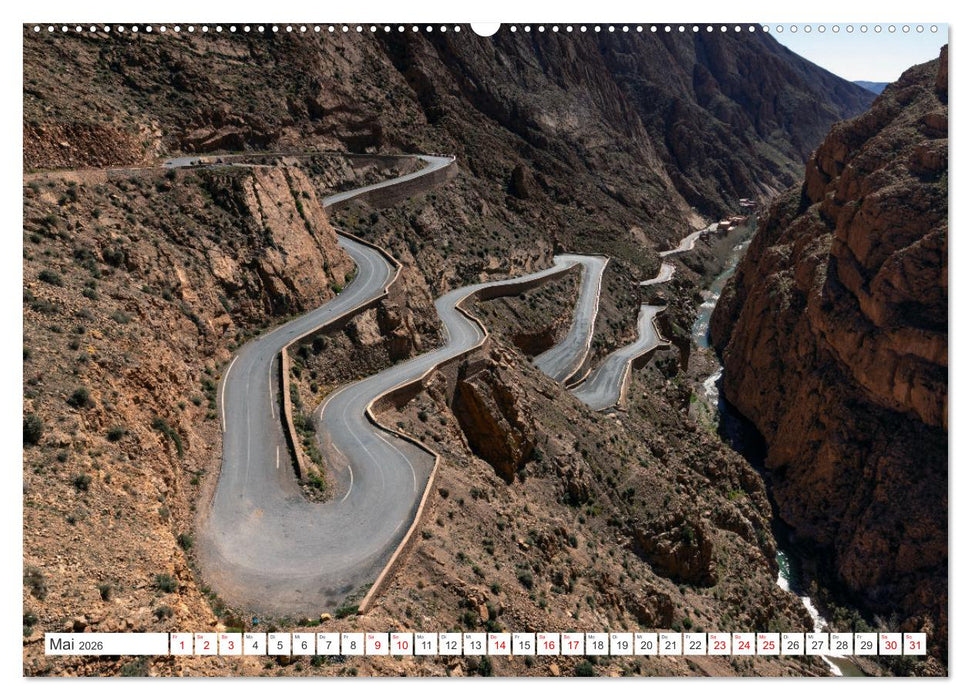 Marokko, ein lebendiges Mosaik voller Farben. (CALVENDO Premium Wandkalender 2026)