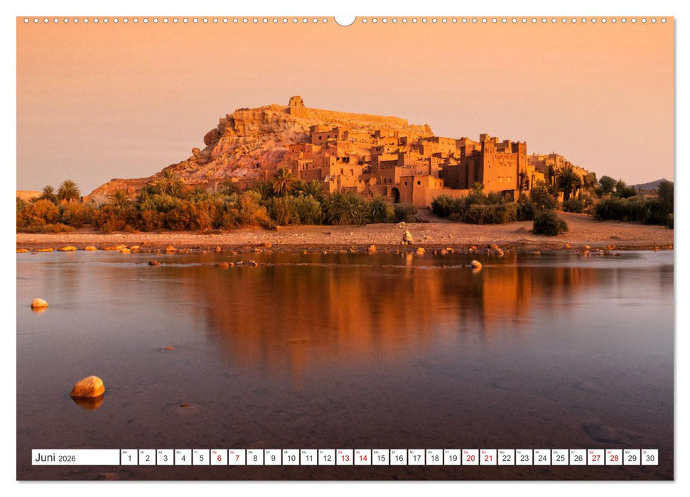Marokko, ein lebendiges Mosaik voller Farben. (CALVENDO Premium Wandkalender 2026)