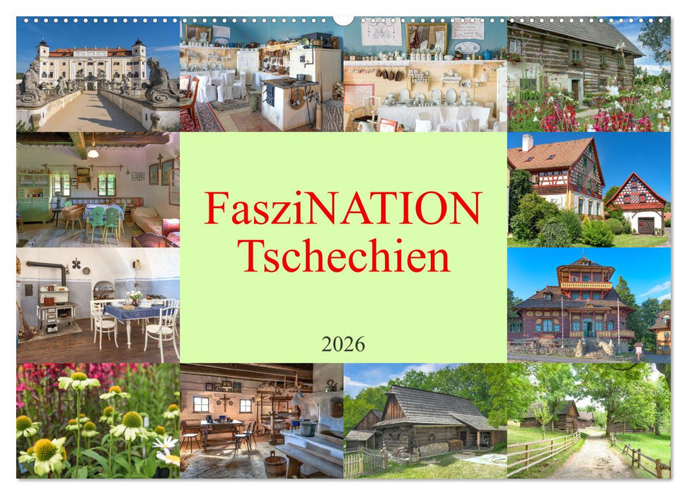 Faszination Tschechien (CALVENDO Wandkalender 2026)