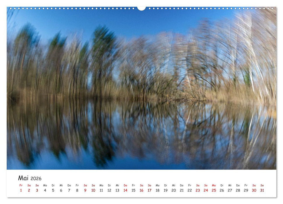 Abstrakte Naturerlebnisse - ICM (Intentional Camera Movement) Fotografie (CALVENDO Premium Wandkalender 2026)