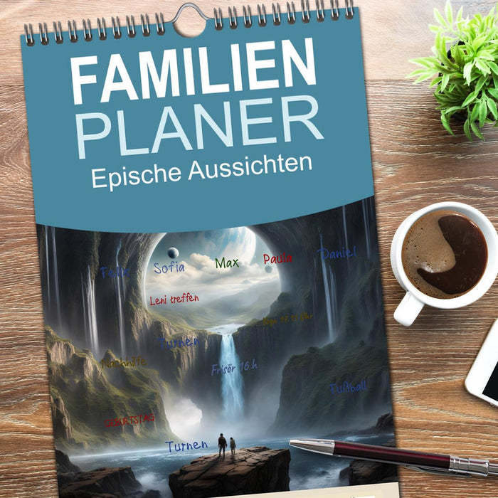 Epische Aussichten (CALVENDO Familienplaner 2026)