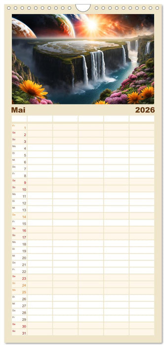 Epische Aussichten (CALVENDO Familienplaner 2026)