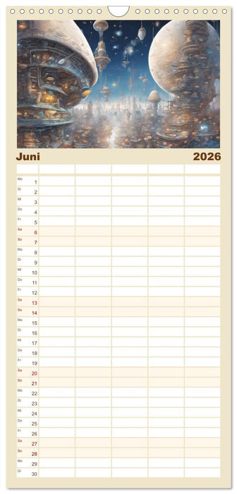 Epische Aussichten (CALVENDO Familienplaner 2026)