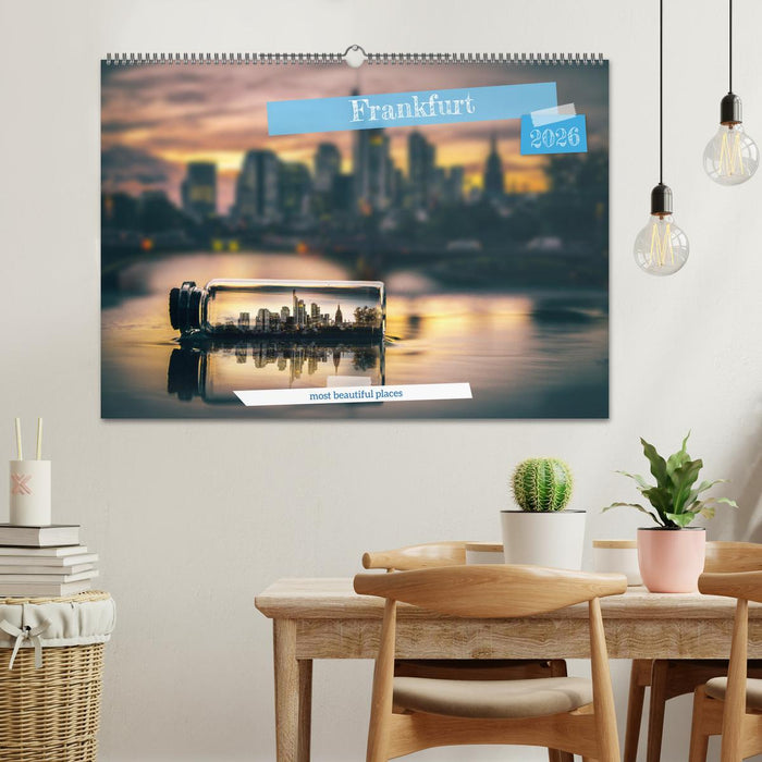 Frankfurt most beautiful places (CALVENDO Monthly Calendar 2026)
