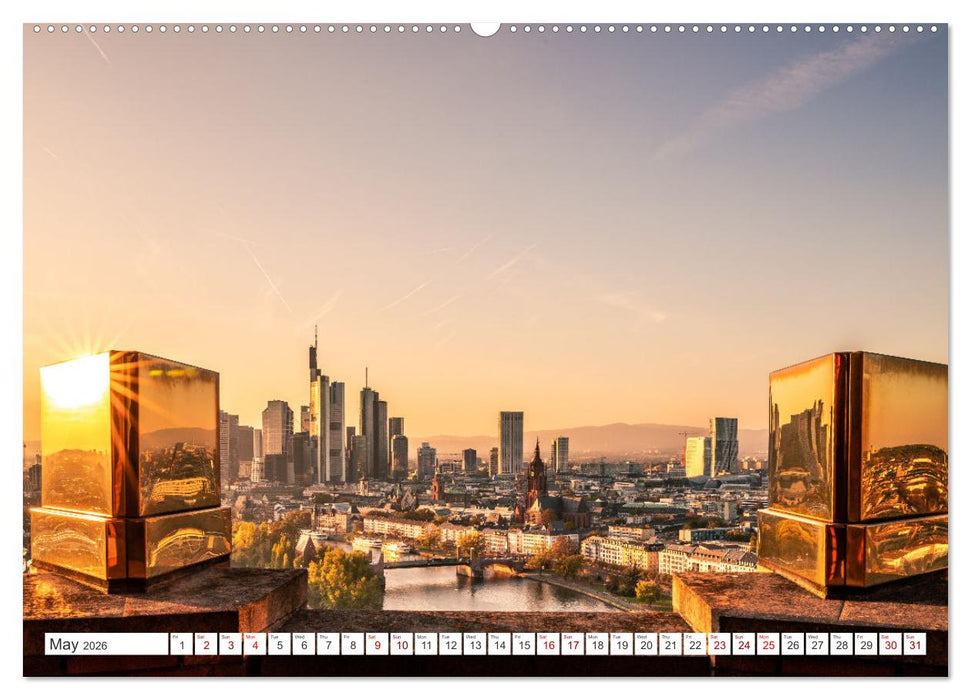 Frankfurt most beautiful places (CALVENDO Premium-Calendar 2026)