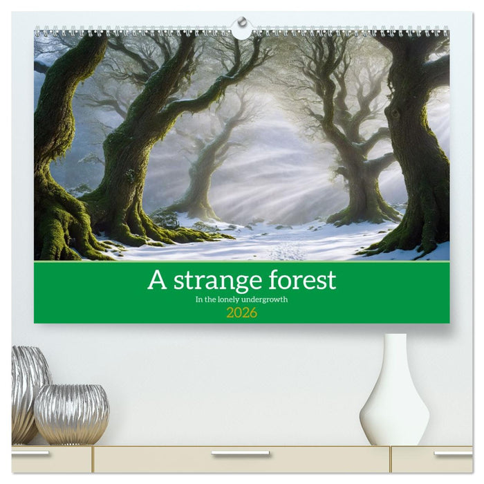 A strange forest In the lonely undergrowth (CALVENDO Premium-Calendar 2026)