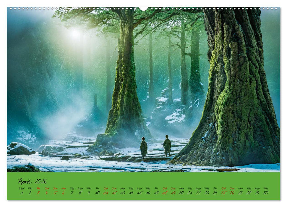 A strange forest In the lonely undergrowth (CALVENDO Premium-Calendar 2026)