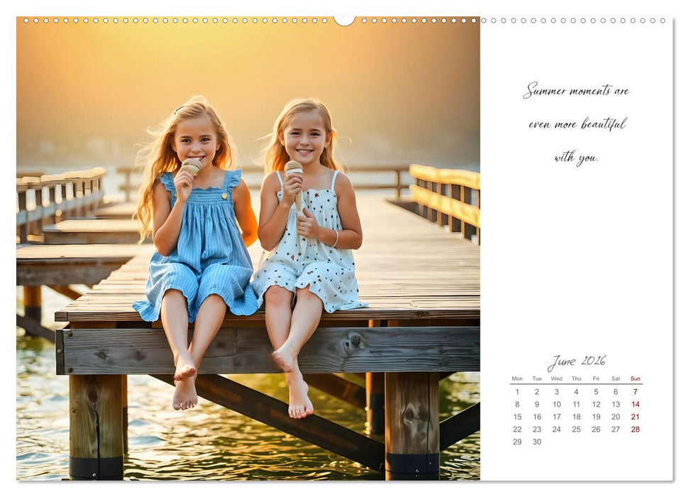 Shining brighter together - My heart, my sister, my home (CALVENDO Monthly Calendar 2026)