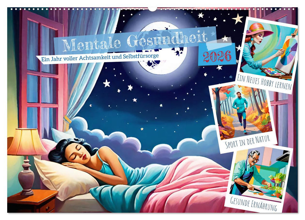 Mentale Gesundheit (CALVENDO Wandkalender 2026)