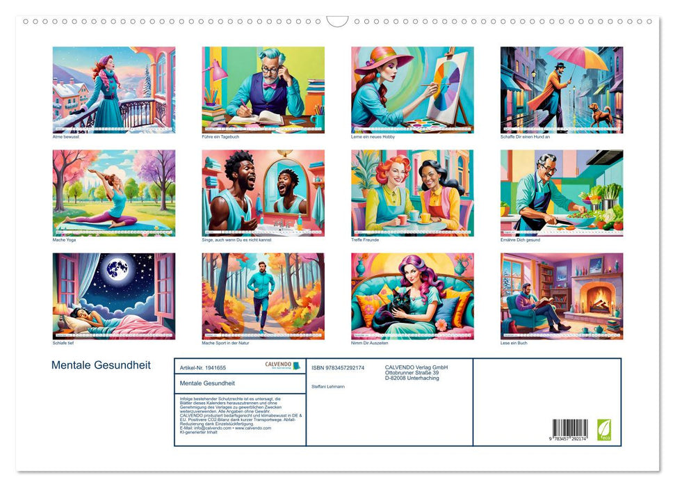Mentale Gesundheit (CALVENDO Wandkalender 2026)