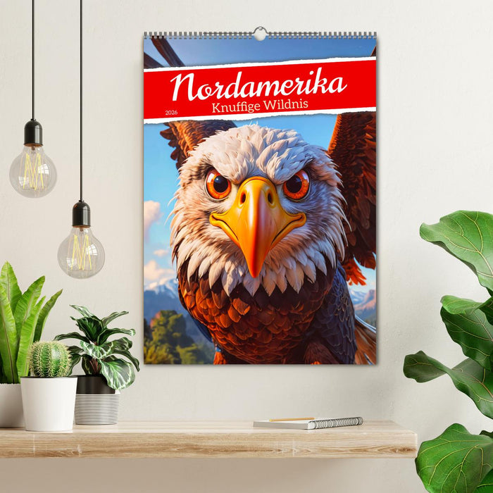 Nordamerika - Knuffige Wildnis (CALVENDO Wandkalender 2026)