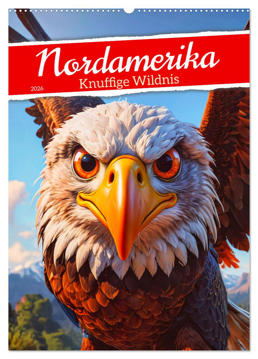 Nordamerika - Knuffige Wildnis (CALVENDO Wandkalender 2026)