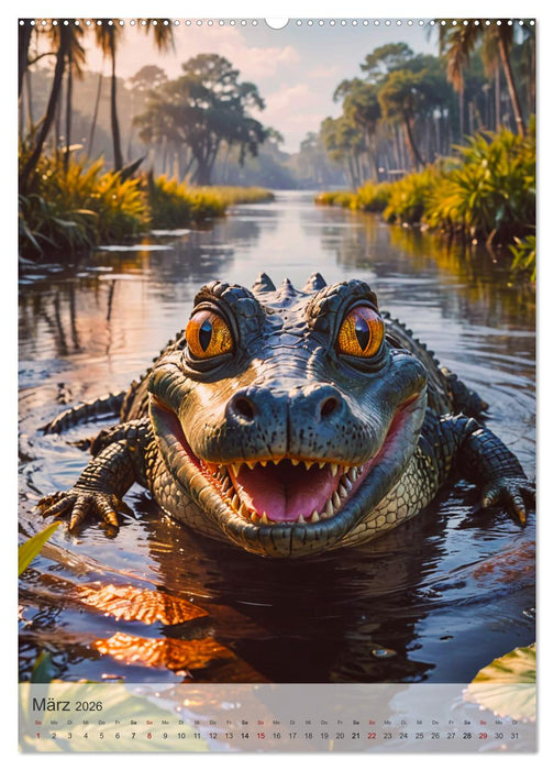 Nordamerika - Knuffige Wildnis (CALVENDO Premium Wandkalender 2026)