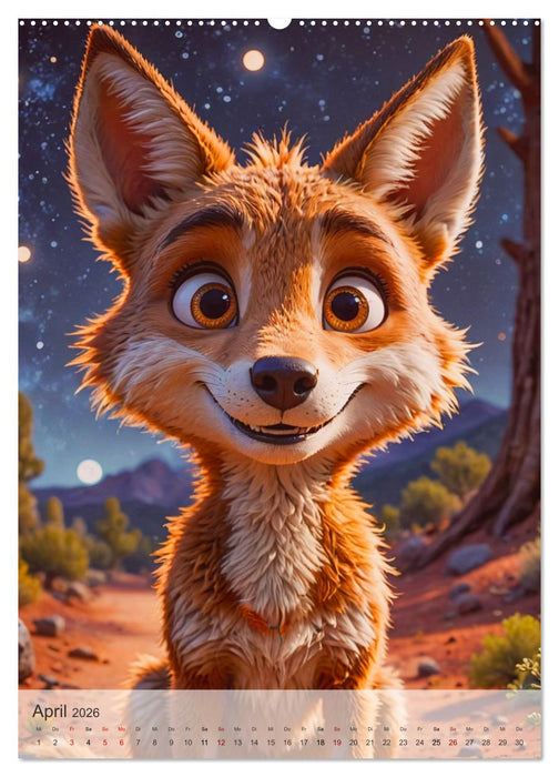 Nordamerika - Knuffige Wildnis (CALVENDO Premium Wandkalender 2026)