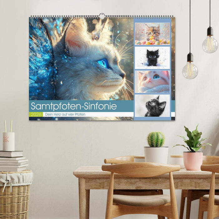 Samtpfoten-Sinfonie (CALVENDO Wandkalender 2026)