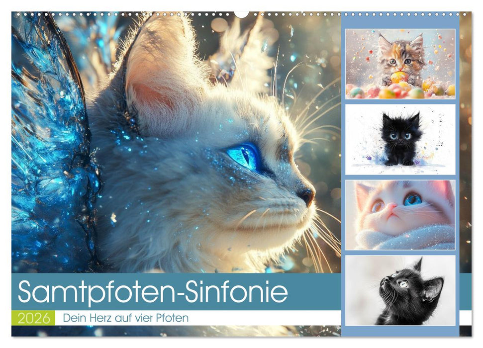 Samtpfoten-Sinfonie (CALVENDO Wandkalender 2026)