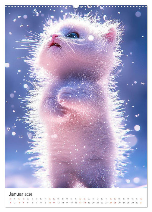 Pfotenpoesie (CALVENDO Premium Wandkalender 2026)
