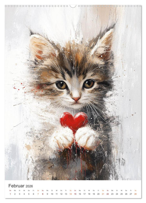 Pfotenpoesie (CALVENDO Premium Wandkalender 2026)