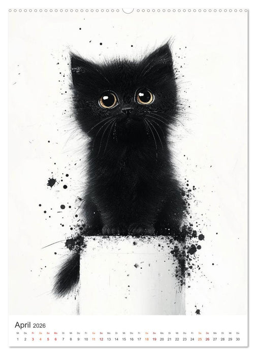 Pfotenpoesie (CALVENDO Premium Wandkalender 2026)