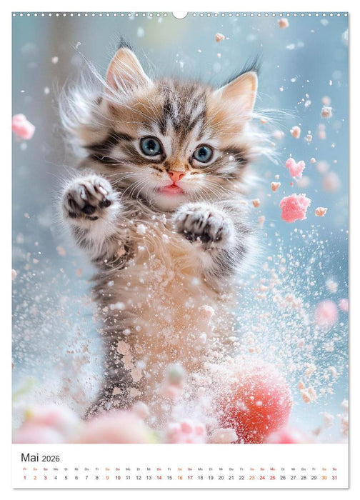 Pfotenpoesie (CALVENDO Premium Wandkalender 2026)