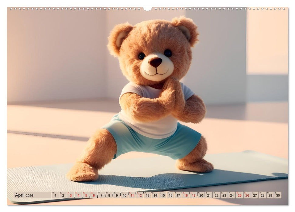 Einfach bärig - Eine bärige Reise durch den Teddyalltag (CALVENDO Wandkalender 2026)