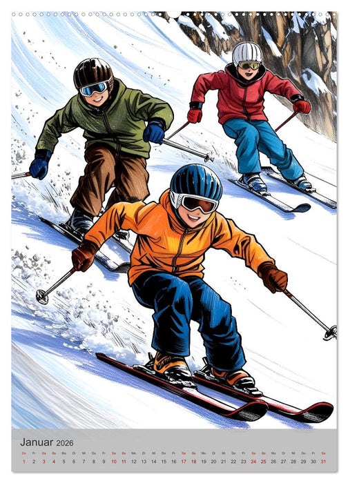 Heldenhafte Jungs - Ein Jahr voller Abenteuer und Freundschaft (CALVENDO Wandkalender 2026)