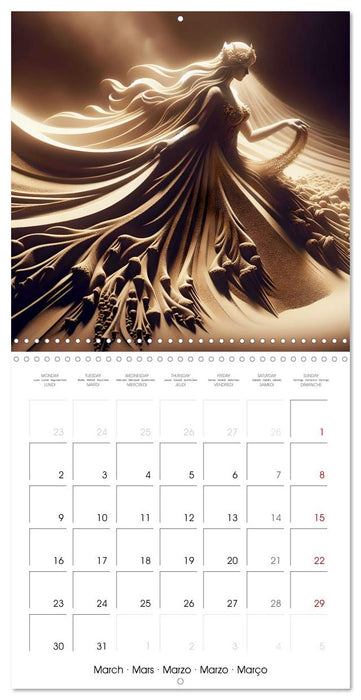 Sable vivant (CALVENDO Calendrier mensuel 2026)