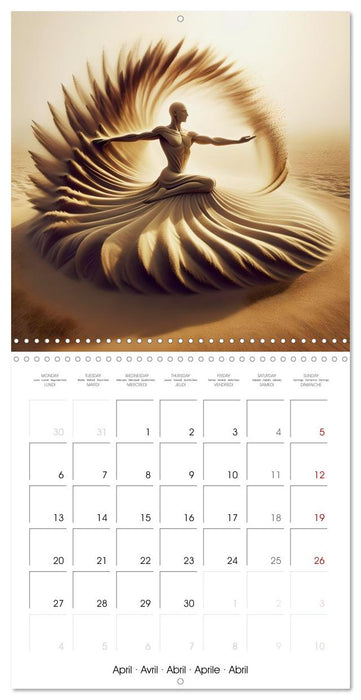 Sable vivant (CALVENDO Calendrier mensuel 2026)