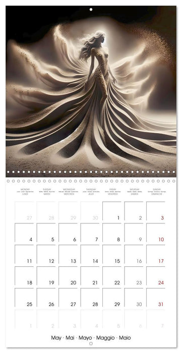 Sable vivant (CALVENDO Calendrier mensuel 2026)
