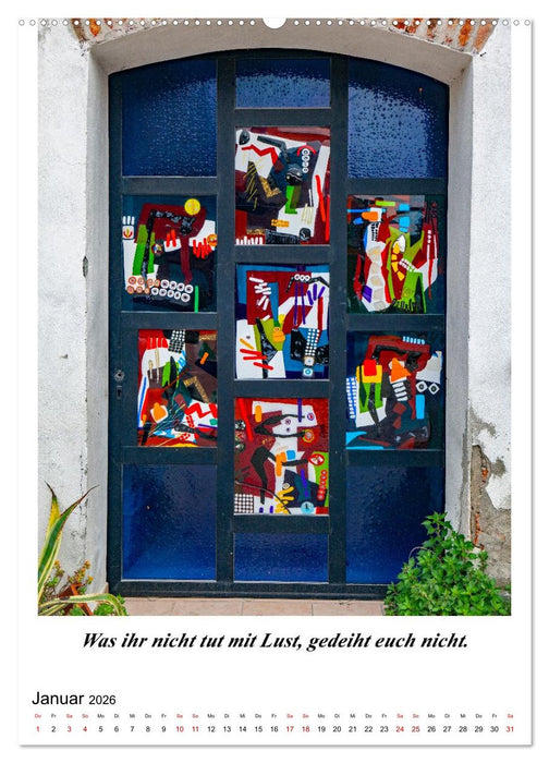 Türen und dahinter ? (CALVENDO Wandkalender 2026)