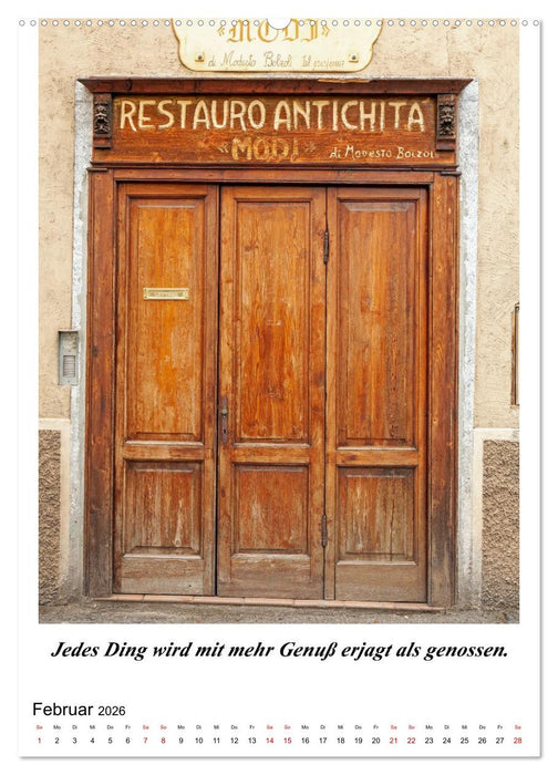 Türen und dahinter ? (CALVENDO Wandkalender 2026)