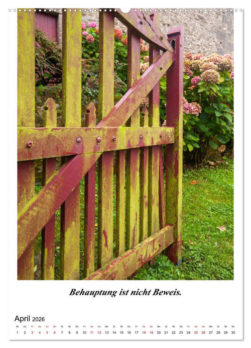 Türen und dahinter ? (CALVENDO Wandkalender 2026)