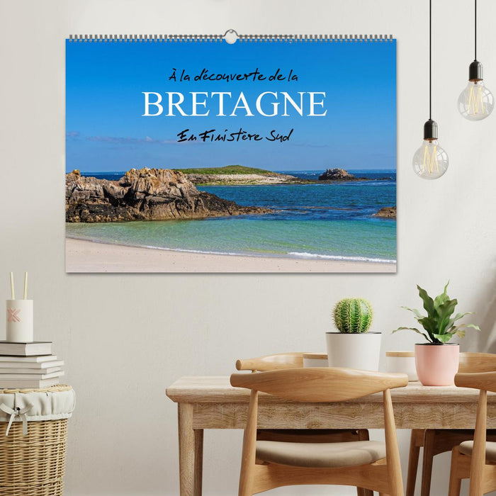 À la découverte de la Bretagne - En Finistère Sud (CALVENDO Calendrier mensuel 2026)