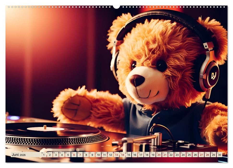 Einfach bärig - Eine bärige Reise durch den Teddyalltag (CALVENDO Premium Wandkalender 2026)