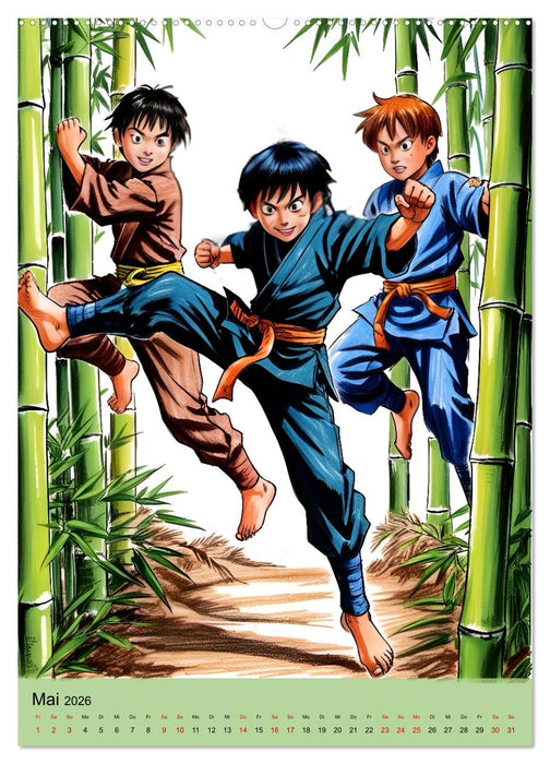 Heldenhafte Jungs - Ein Jahr voller Abenteuer und Freundschaft (CALVENDO Premium Wandkalender 2026)
