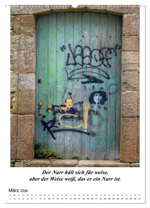 Türen und dahinter ? (CALVENDO Premium Wandkalender 2026)