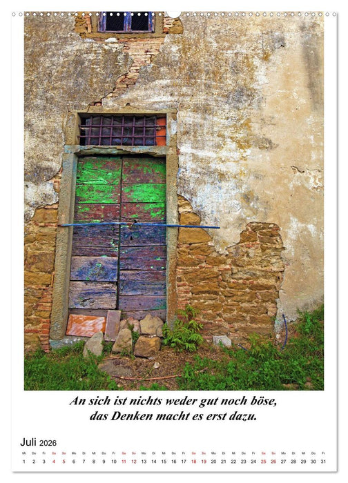 Türen und dahinter ? (CALVENDO Premium Wandkalender 2026)