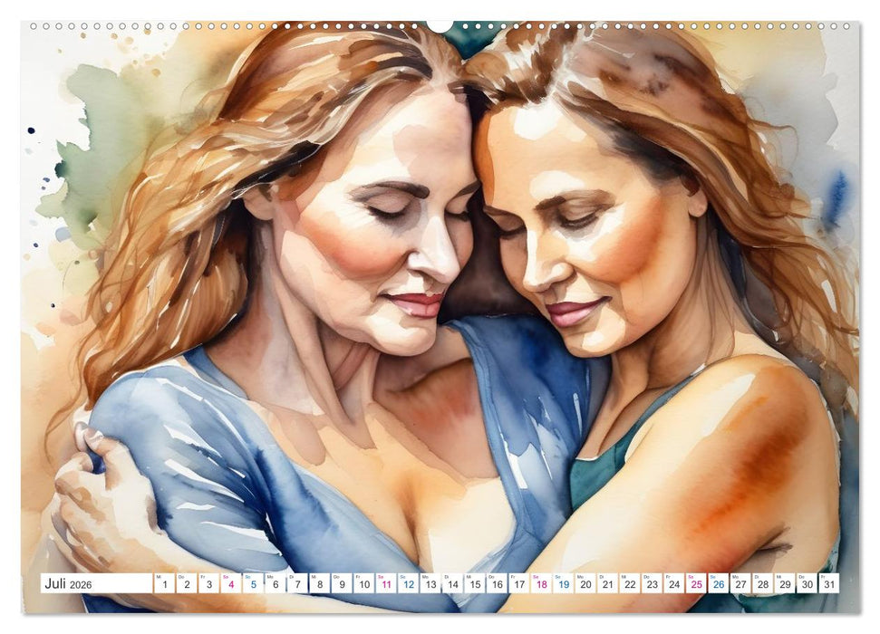 Nähe und Vertrautheit . Vom Wunsch nach Zärtlichkeit (CALVENDO Premium Wandkalender 2026)