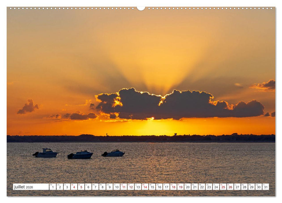 À la découverte de la Bretagne - En Finistère Sud (CALVENDO Calendrier supérieur 2026)