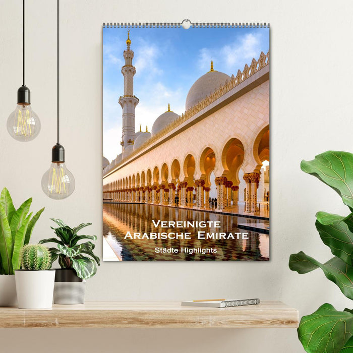 Vereinigte Arabische Emirate - Städte Highlights (CALVENDO Wandkalender 2026)