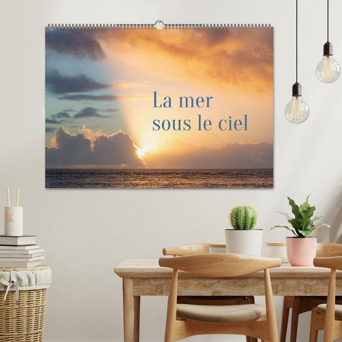La mer sous le ciel (CALVENDO Calendrier mensuel 2026)