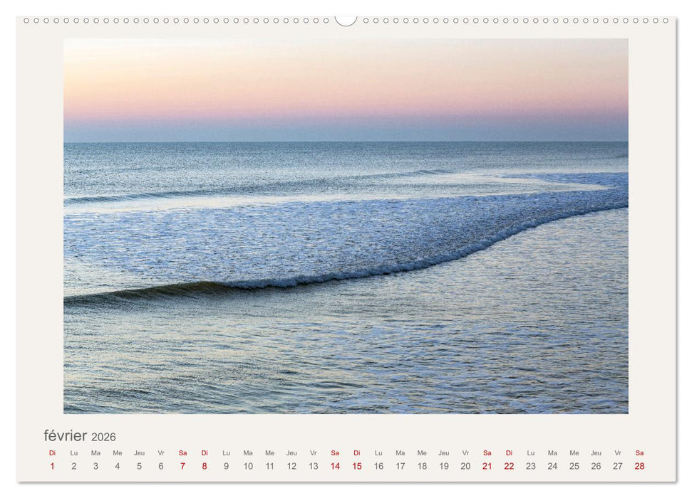 La mer sous le ciel (CALVENDO Calendrier mensuel 2026)