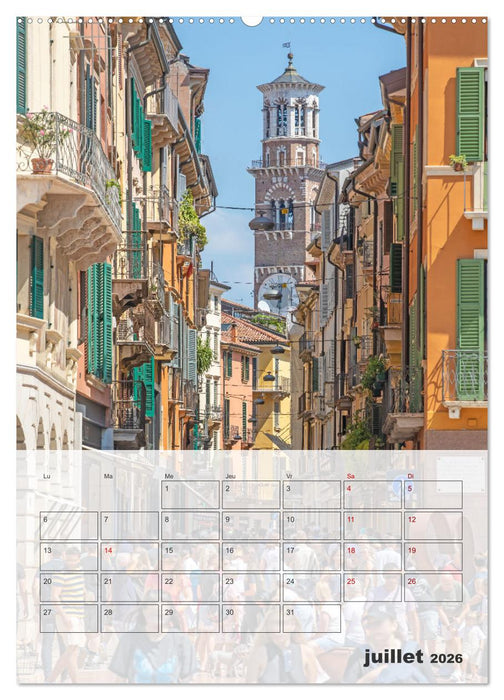 Italie - Des Dolomites à la côte amalfitaine (CALVENDO Calendrier supérieur 2026)