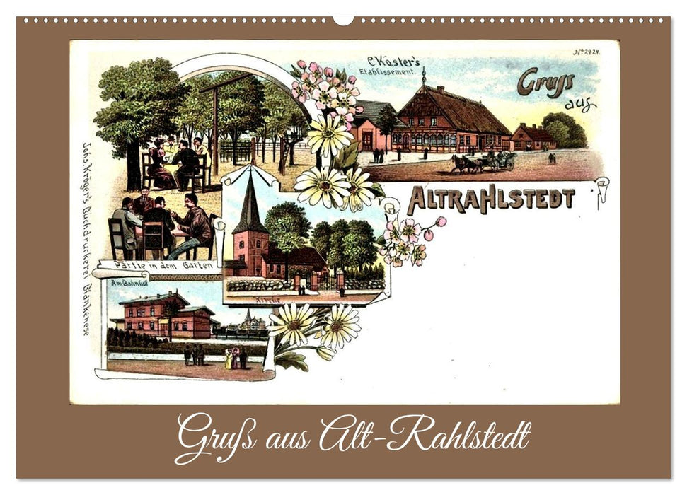 Gruß aus Alt-Rahlstedt (CALVENDO Wandkalender 2026)