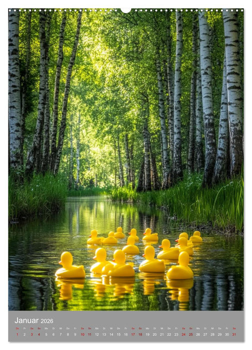 Gummienten über Bord (CALVENDO Wandkalender 2026)